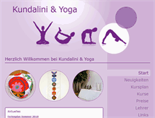 Tablet Screenshot of kundalini-und-yoga.de